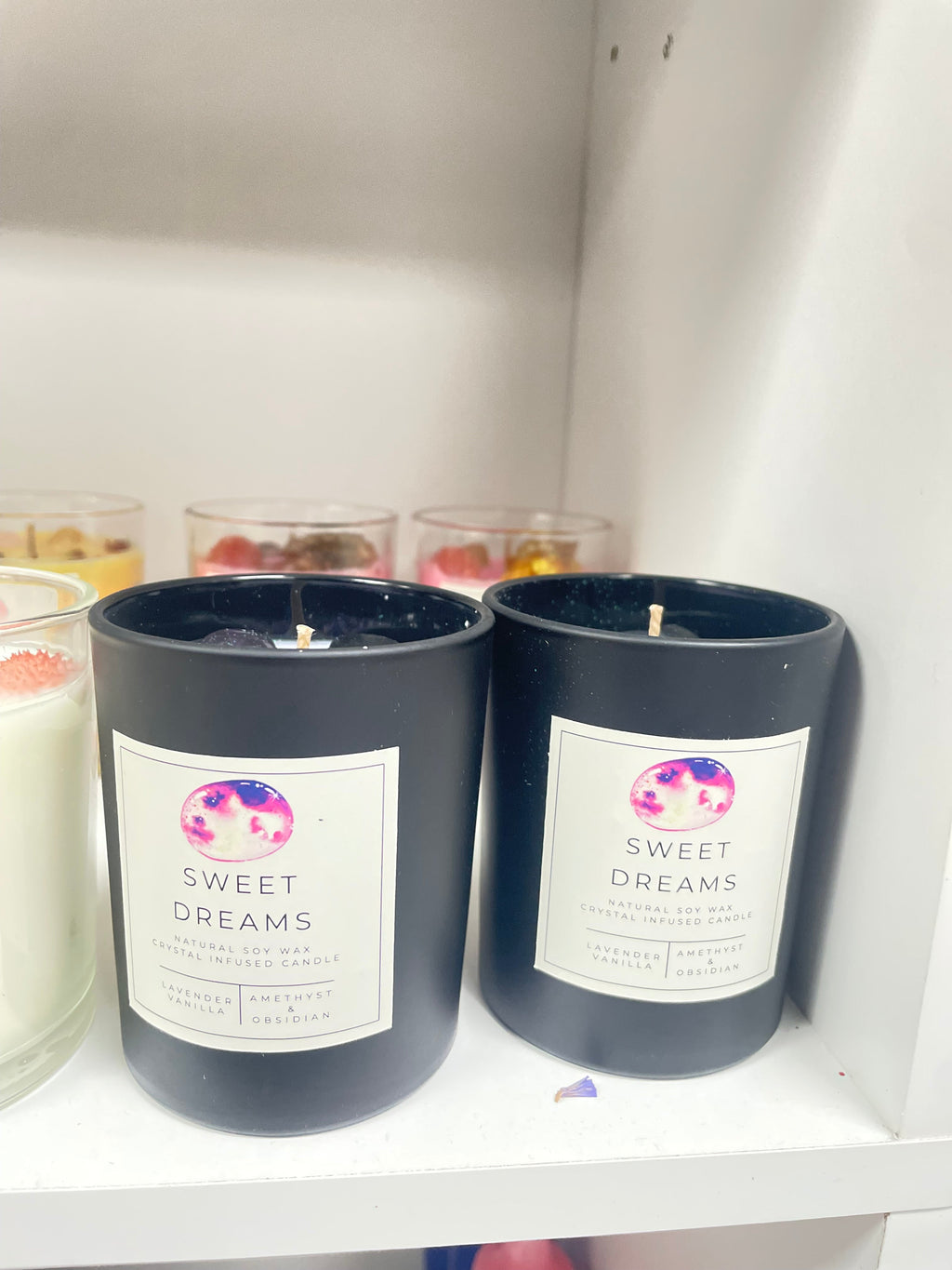 Crystal Gemstone Soy Candles (Scented)
