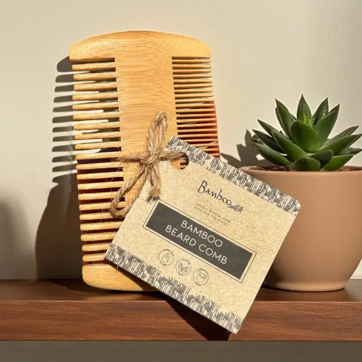 Bamboo Beard Comb | Men's Gift Bestseller