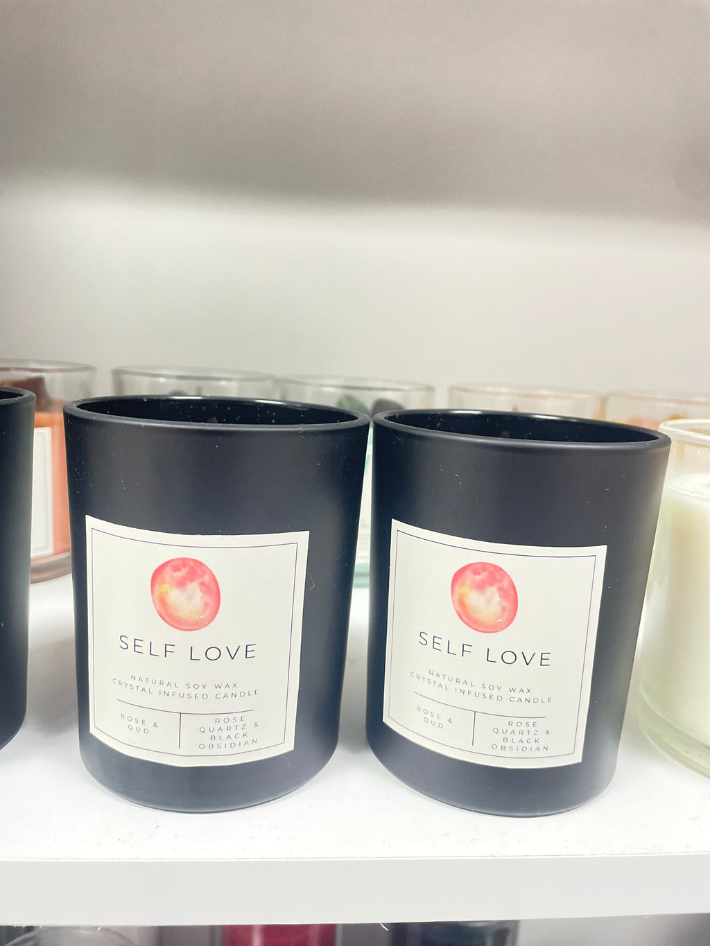 Crystal Gemstone Soy Candles (Scented)