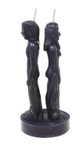 Mixed Color Black Male & Female Separation Candle