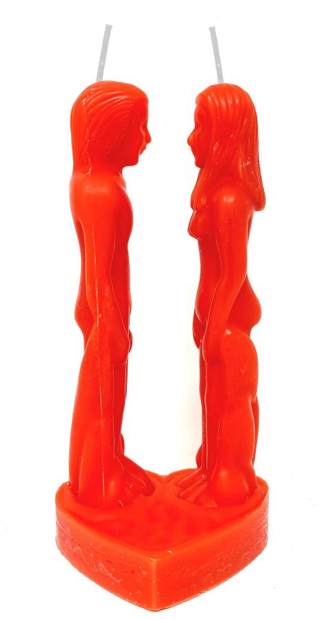 Male Face to Face Candle